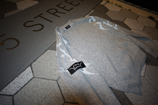 FLLN ANGELS Knit Sweater<MOONLIGHT GREY>