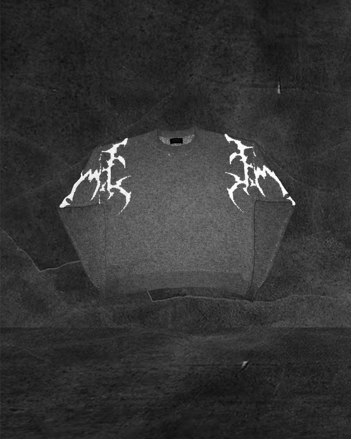 FLLN ANGELS Knit Sweater<MOONLIGHT GREY>